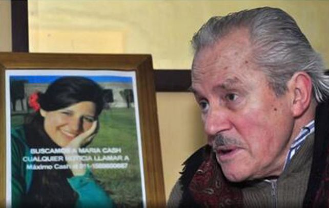 Federico Cash y la incansable búsqueda de su hija María.