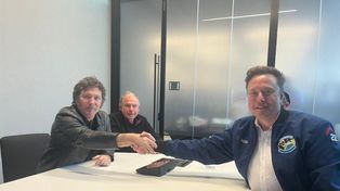 Milei y Musk se habían reunido semanas atrás en la fábrica de Tesla Giga, en Texas.