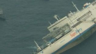 Tras hundirse un ferry, naufrag&oacute; un barco carguero en Filipinas