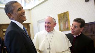 Soy un gran admirador suyo, dijo Obama en su visita al papa Francisco