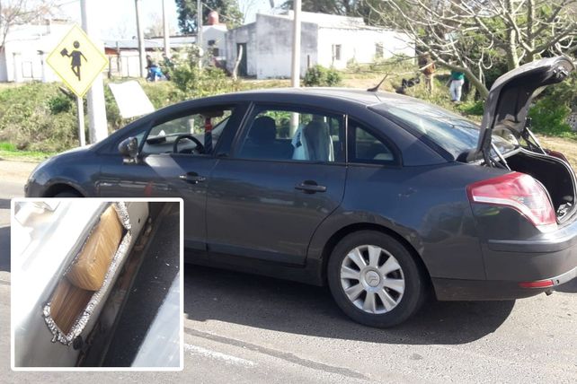 Llevaba los ladrillos ocultos en el interior del C4.&nbsp;