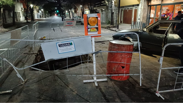 El pozo de Aguas en Cafferata y San Juan estaba señalado correctamente.&nbsp;