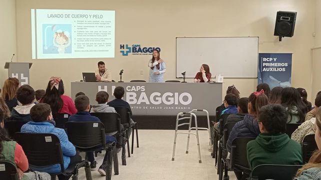 El Centro de Salud Juan Baggio realizó talleres orientados a estudiantes de nivel primario y secundario