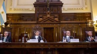 Maqueda, Rosatti, Rosenkrantz y Lorenzatti, los cuatro miembros de la Corte Suprema de Justicia de la Nación.