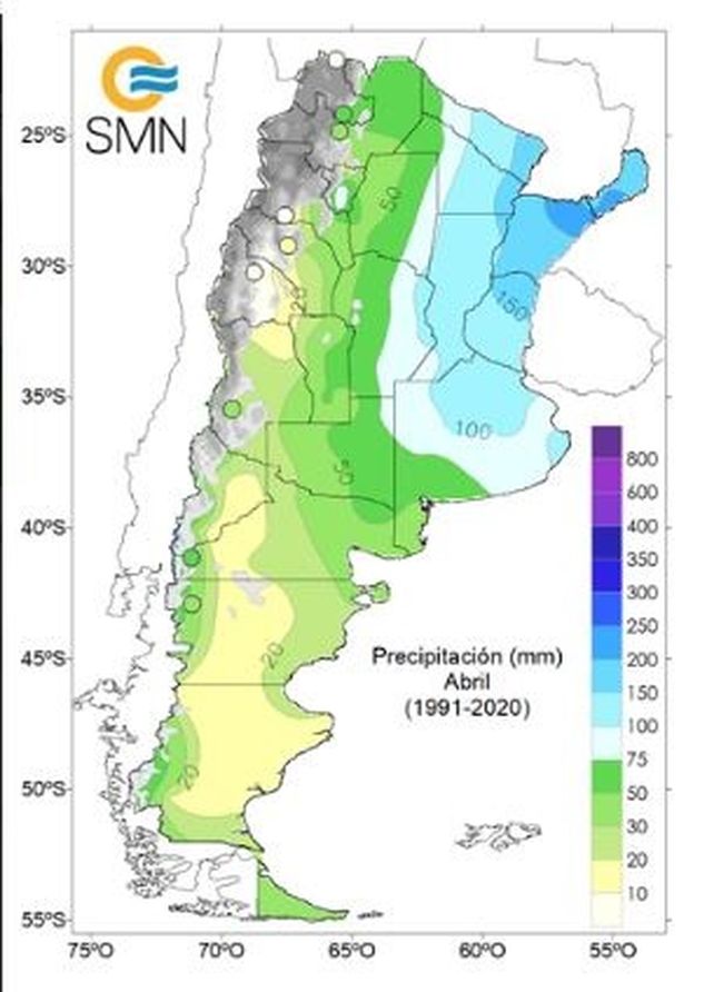 Clima y agro: abril, el mes del otoño