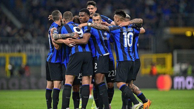 Inter liquidó a Benfica y se cruzará en las semis con Milan