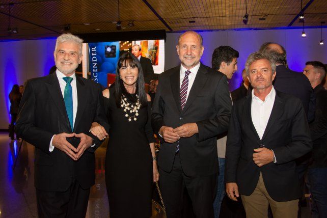 Eduarmo Romagnoli, Lidia Sanfilippo, Omar Perotti y  Franco Gagliardo