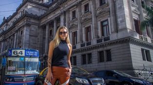 Nattascha Dumke, de 30 años, es brasileña y se mudó a Buenos Aires para seguir sus estudios de Medicina.