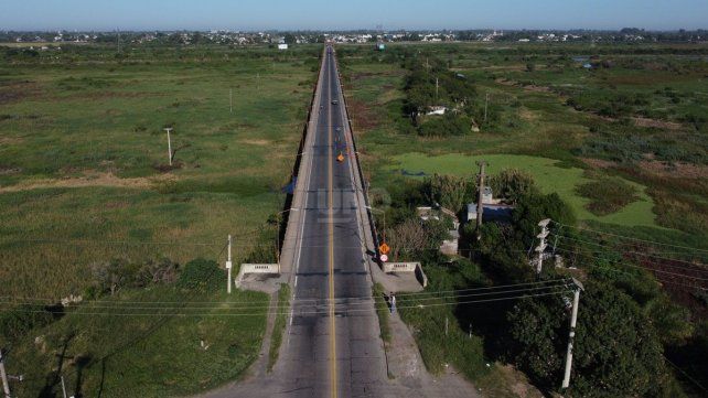 Imágenes del puente Carretero cerrado al tránsito vehicular desde el drone del UNO&nbsp;
