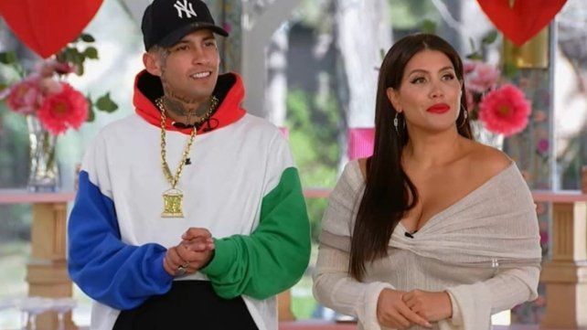 L Gante y Wanda Nara en Bake Off Famosos