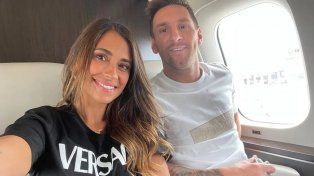 Lionel Messi y su familia aterrizaron en París