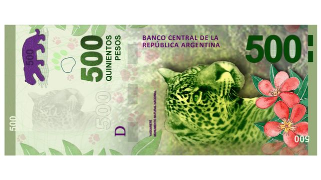 Los billetes de 500 pesos estarán en la calle a partir de este jueves