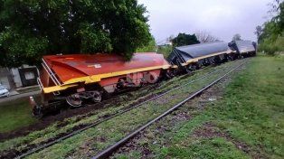 Otra vez descarriló un tren en Santa Fe y complica el tránsito: hay varios vagones volcados