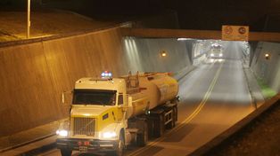 Tareas de mantenimiento en el Túnel Subfluvial