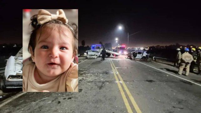 Fuerza Gianella: cadena de oración por la beba herida en fuerte choque en Concordia