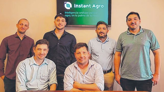 Cordobeses. El equipo que conforma Instant Agro.