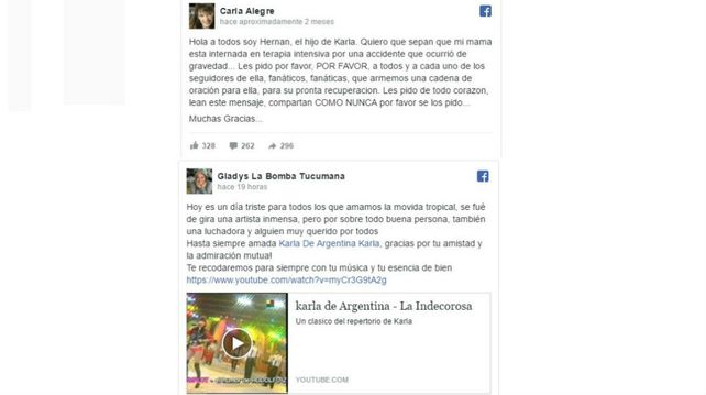 Murió una cantante de cumbia en un accidente doméstico