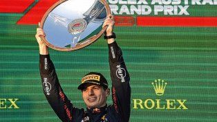 El piloto de Red Bull alcanzó su primer triunfo de la temporada en Melbourne.