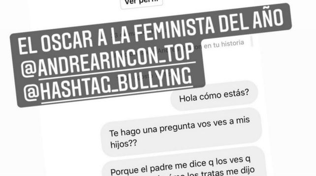 Mensaje. La ex del futbolista publicó un mensaje haciendo referencia a Rincón.&nbsp;