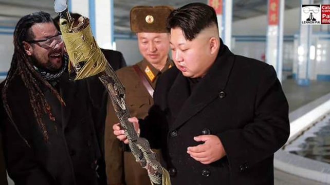 Me comparan con el presidente de Corea, dijo el manifestante del mortero