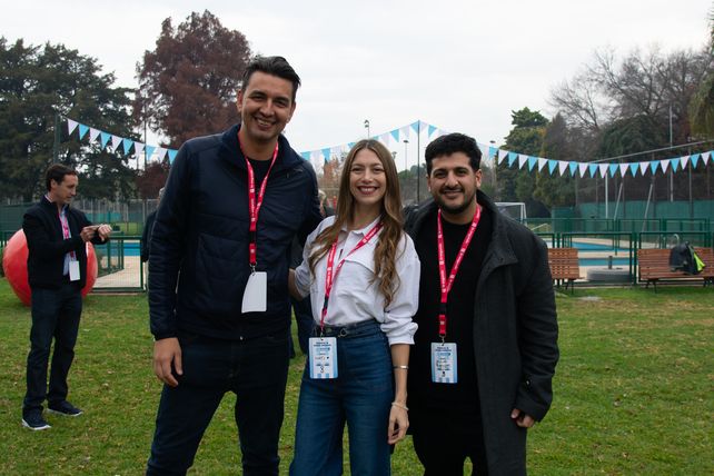 Pablo Fornero, Natalia Mejía Saldaña y Ramiro Poechietti
