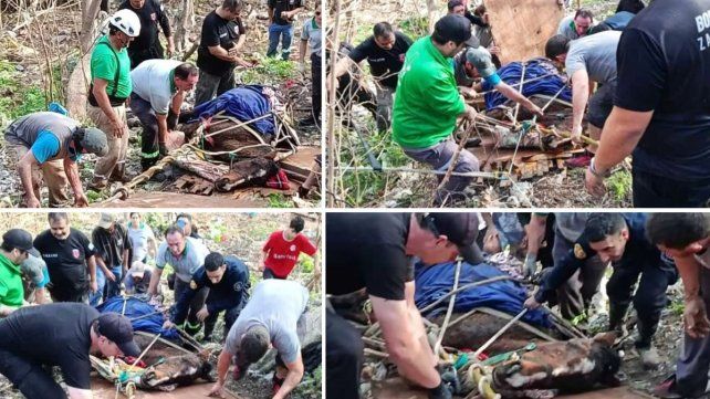 Pese al intenso operativo de varias horas realizado por diversos organismos