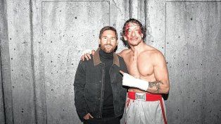 Lionel Messi fue a ver la obra Rocky de su amigo Nicolás Vázquez.