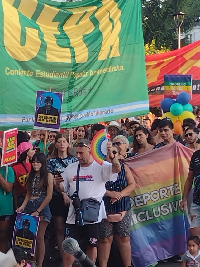 La Marcha Federal del Orgullo antifascista y antirracista replicó en varias ciudades de Entre Ríos. Postales de Paraná&nbsp;