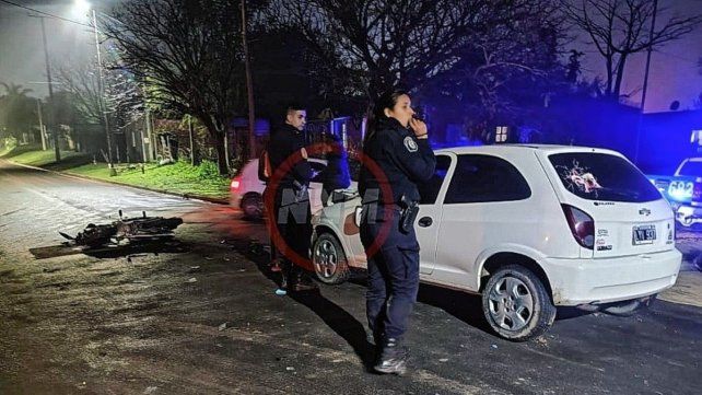 El accidente dejó una mujer herida en Diamante.