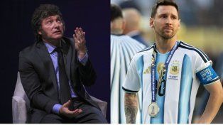 Javier Milei despidió a Jorge Messi y defendió a Lionel: Es el ser humano más grande de la historia