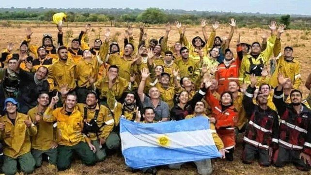 Los bomberos voluntarios entrerrianos se destacan por su labor