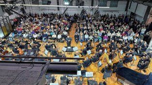 La Sinfónica de Entre Ríos se presentó ante más de 400 personas en La Vieja Usina de Paraná