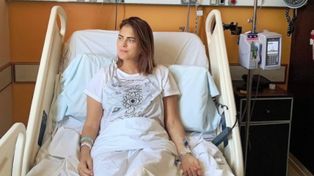 Sylvina Luna was admitted to the hospital after the surgery and told about it on Instagram