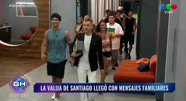 Santiago Del Moro ingresó a la casa de Gran Hermano