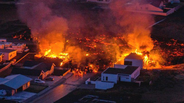 Evacuaron una localidad islandesa de 4.000 personas por la erupción de un volcán