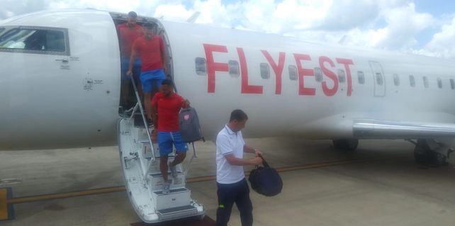 Unión llegó a Belo Horizonte para el gran partido del jueves