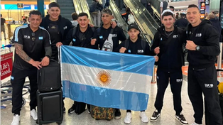 Guillermo Freire, Thomas Casazza, Lucas Villalba&nbsp;y Matías Verón. Los entrenadores Fernando Peralta y Ezequiel Romero
