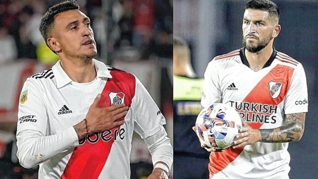 Matías Suárez y Elías Gómez