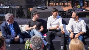 El cordobés Martín Llaryora, el chubutense Ignacio Torres, el santafesino Maximiliano Pullaro y el correntino Juan Pablo Valdés.