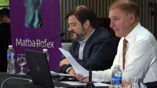 Fernández (CEO) y Ponte (presidente) de Matba Rofex.