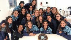 La Selección Argentina Femenina lista. 
