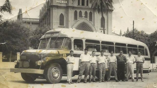 Años atrás. Colectivo de la Línea D