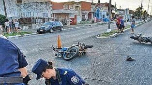 Concordia: murió una mujer embarazada que chocó en moto