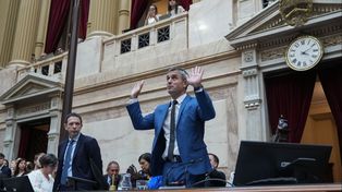 El presidente de Diputados, Martín Menem, inició este martes reuniones con legisladores aliados al gobierno para asegurar el voto a favor del acuerdo con el FMI.