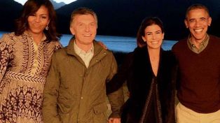 El 24 de marzo de 2016 Macri se trasladó con su familia a Bariloche para despedir a Obama, entonces presidente estadounidense.