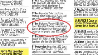 Cansado de los robos publicó un irónico clasificado