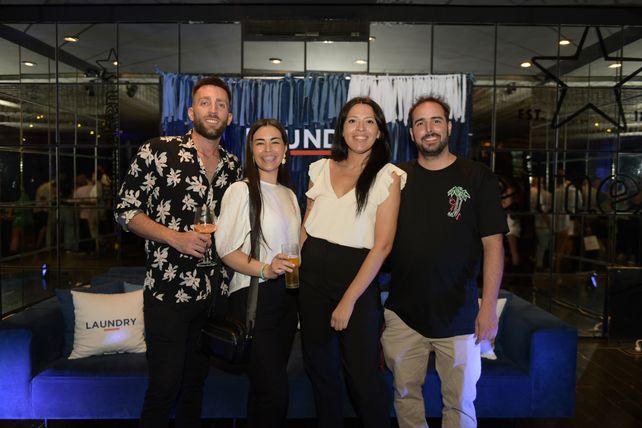 Nicolás Giordano, Melania Primo, Yamila Olivera y Nacho Marra.