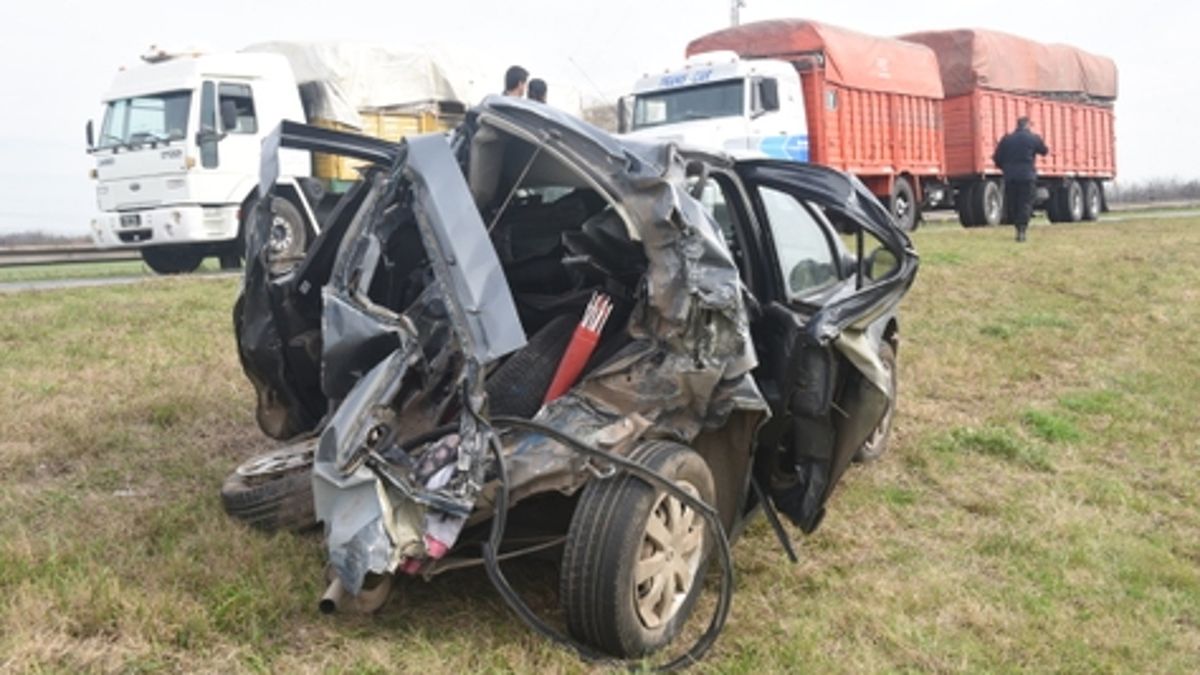 Murieron dos nenas de ocho y seis años en un accidente en la autopista ...