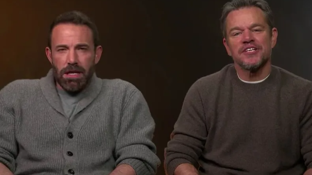 Matt Damon y Ben Affleck se burlaron del audio viral de Luciano Castro