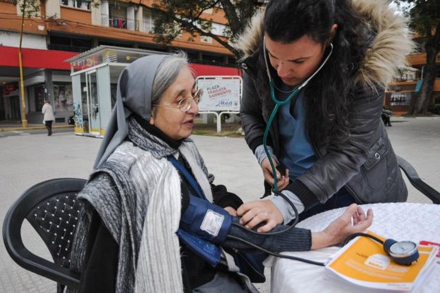 “Parada Saludable” en la peatonal San Martín